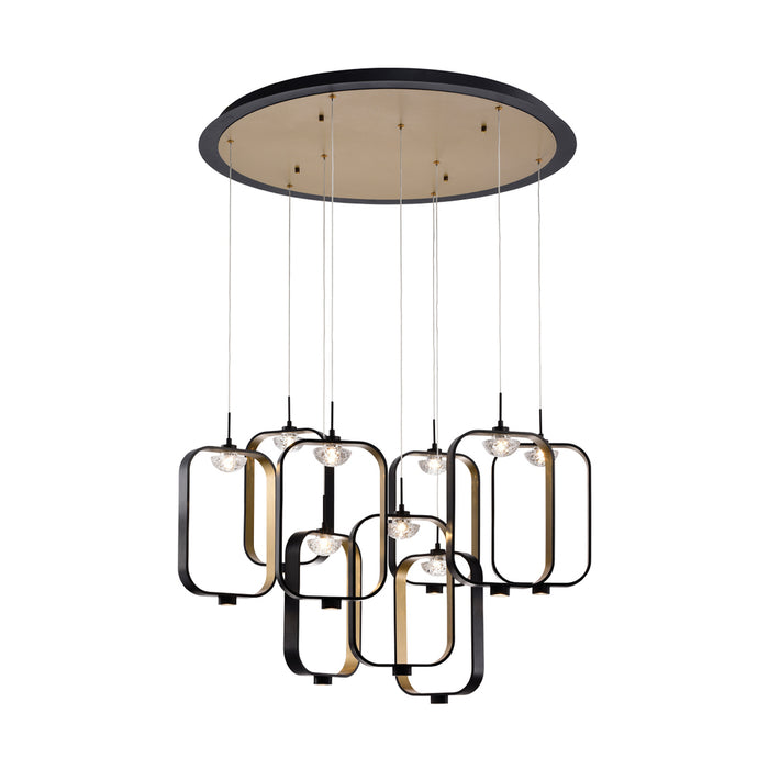 Dagmar, Chandelier,led,black | 37079-017