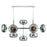 Nottingham54" Chandelier In Nickel | 37089-029