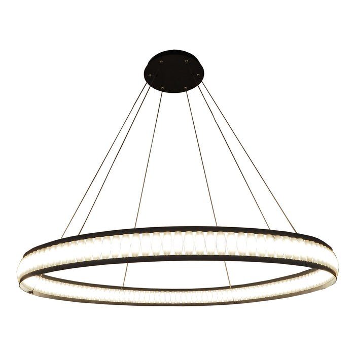 Forster, Chandelier, Led, Med, Blk | 37092-016