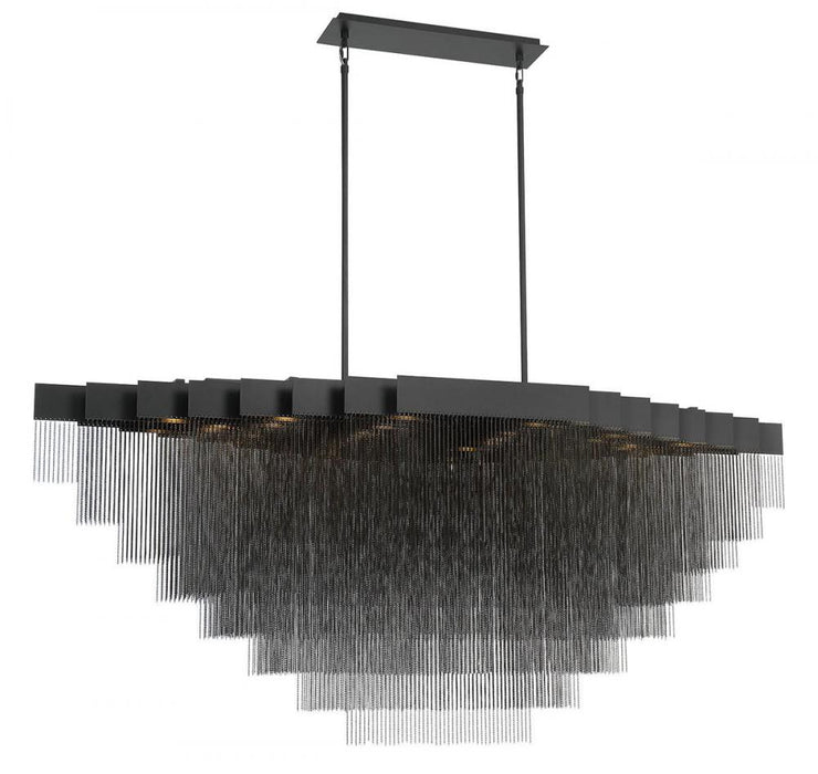 Eurofase Bloomfield, Chand, 28 Lights , Oval, Blk