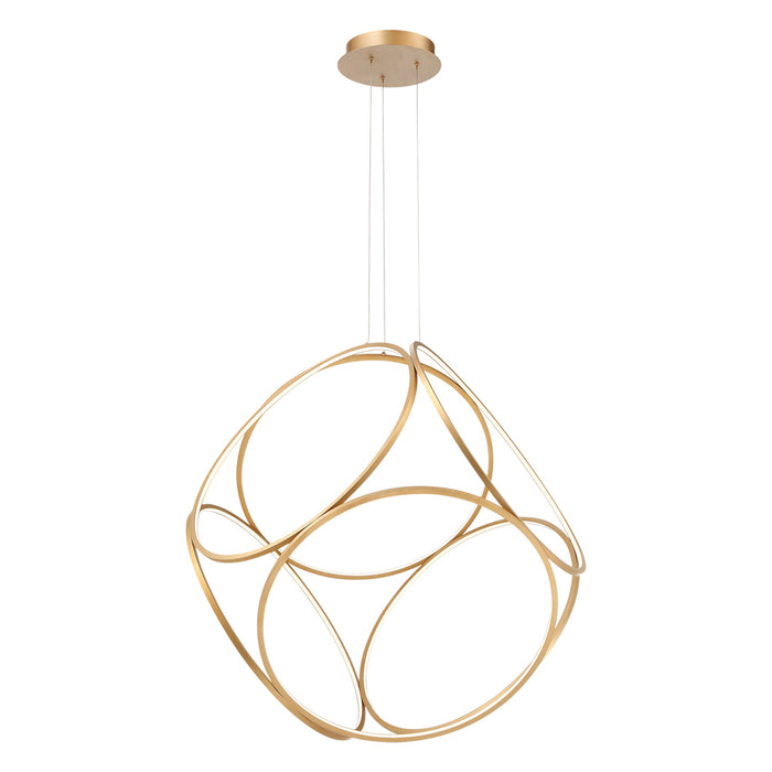 Glenview, Pendant,led,large,gol | 37104-023