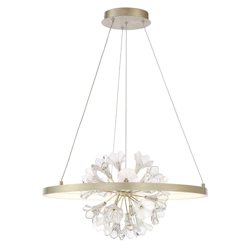 Clayton, Chandelier, Led, Slv/gol | 37342-012