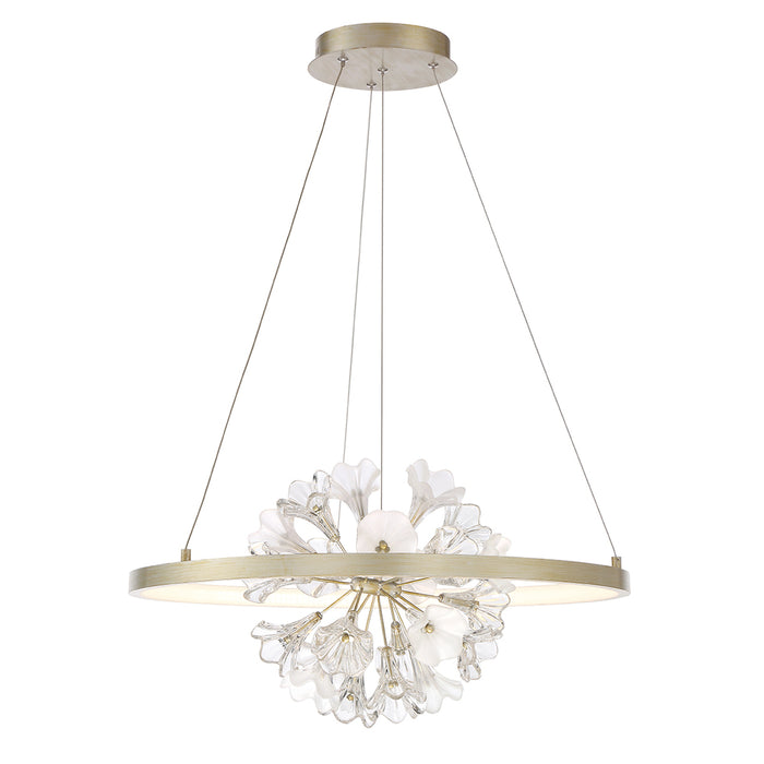 Clayton, Chandelier, Led, Slv/gol | 37342-012