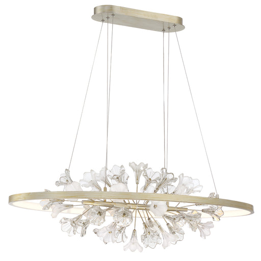 Clayton, Chandelier, Led, Slv/gol | 37344-016