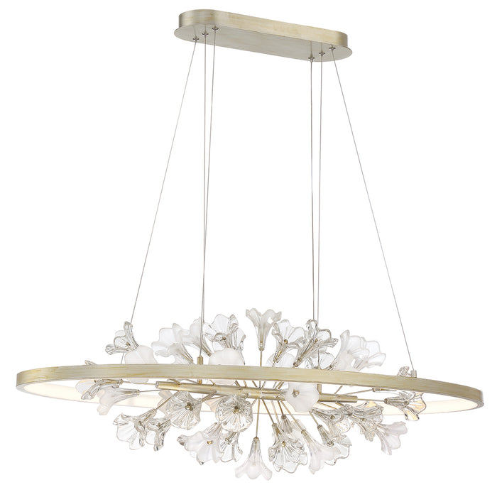 Clayton, Chandelier, Led, Slv/gol | 37344-016