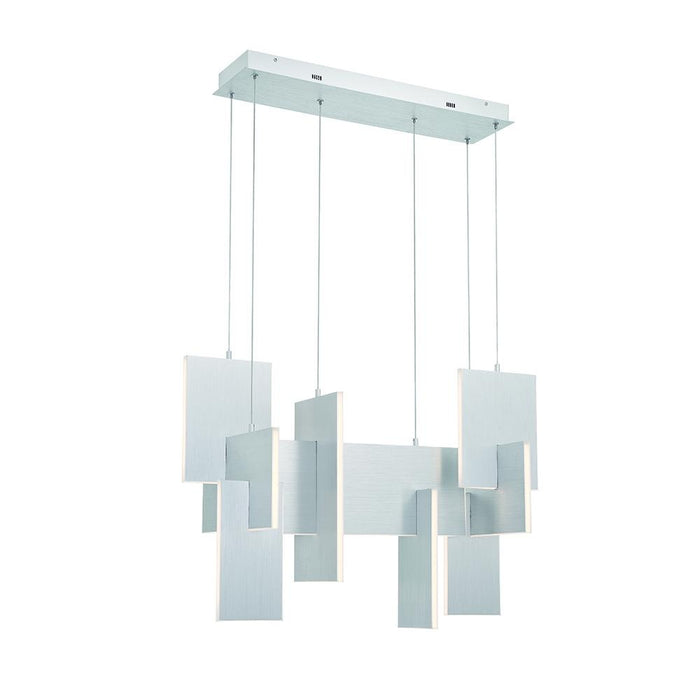 Coburg 1 Light Chandelier In Aluminium | 37345-036