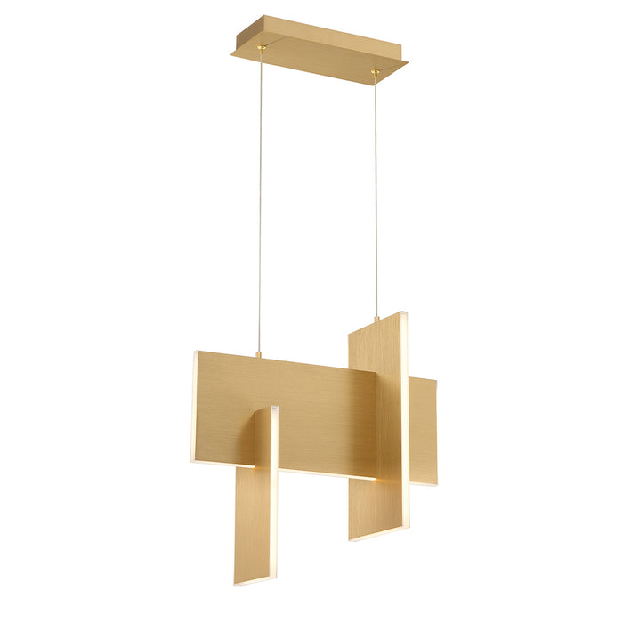 Coburg, Pendant, Led, Lrg, Gold | 37346-010