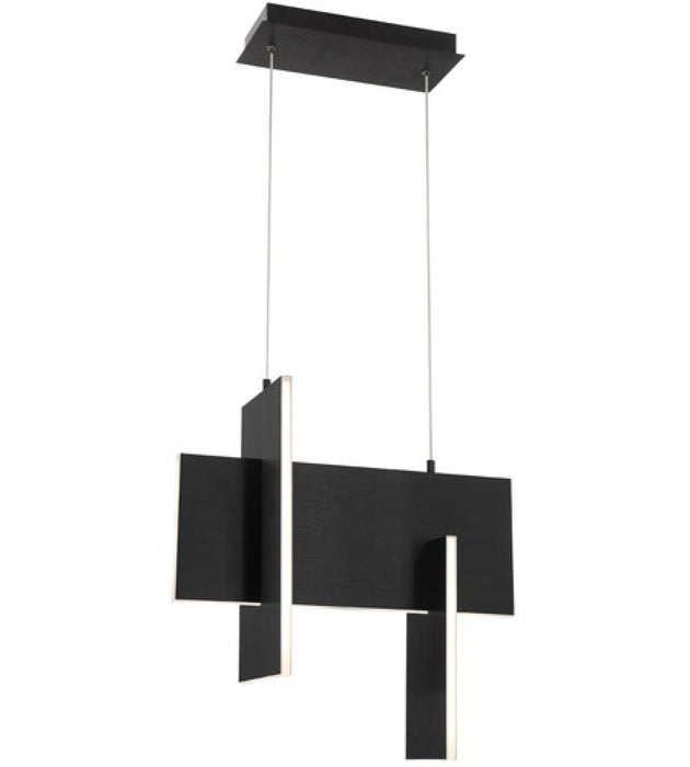 Coburg, Pendant, Led, Lrg, Blk | 37346-027