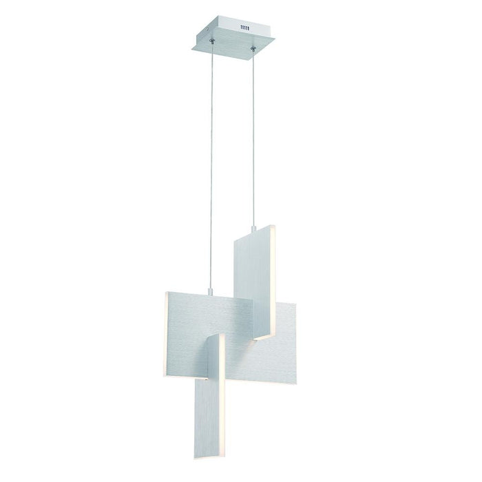 Coburg 1 Light Pendant In Aluminium | 37347-035