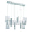 Coburg 1 Light Chandelier In Aluminium | 38044-030