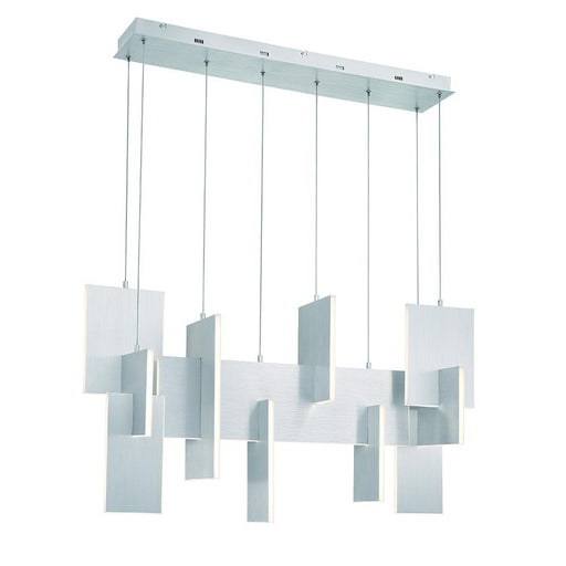 Coburg 1 Light Chandelier In Aluminium | 38044-030