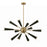 Crystorama Zodiac 12 Light Aged Brass Chandelier