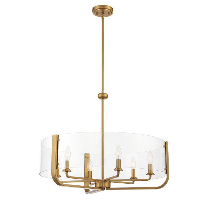 Campisi, 6 Light   Chandelier,brass | 38155-017