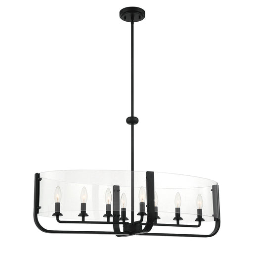 Campisi, 8 Light ,oval,cha,black | 38157-035