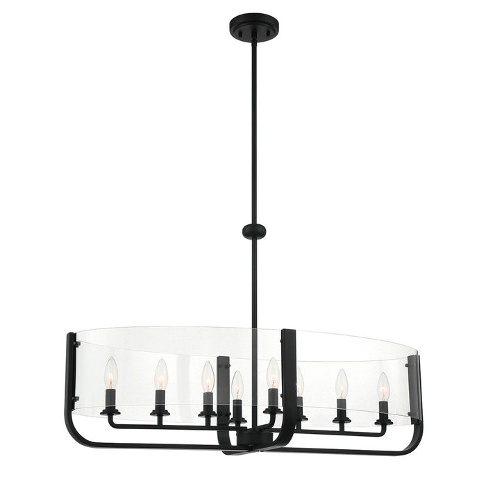 Campisi, 8 Light ,oval,cha,black | 38157-035
