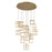 Ferro, 16 Light  Led Chand, Gold | 38259-012
