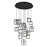Ferro, 16 Light  Led Chand, Blk | 38259-023