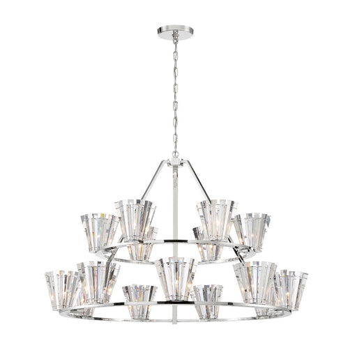 Ricca, 15 Light  Chandelier, Chr | 38869-013