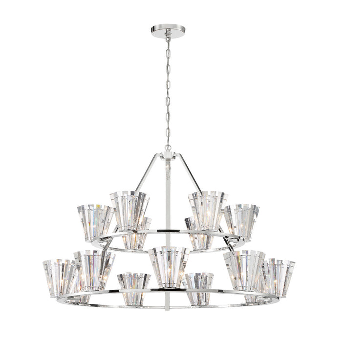 Ricca, 15 Light  Chandelier, Chr | 38869-013