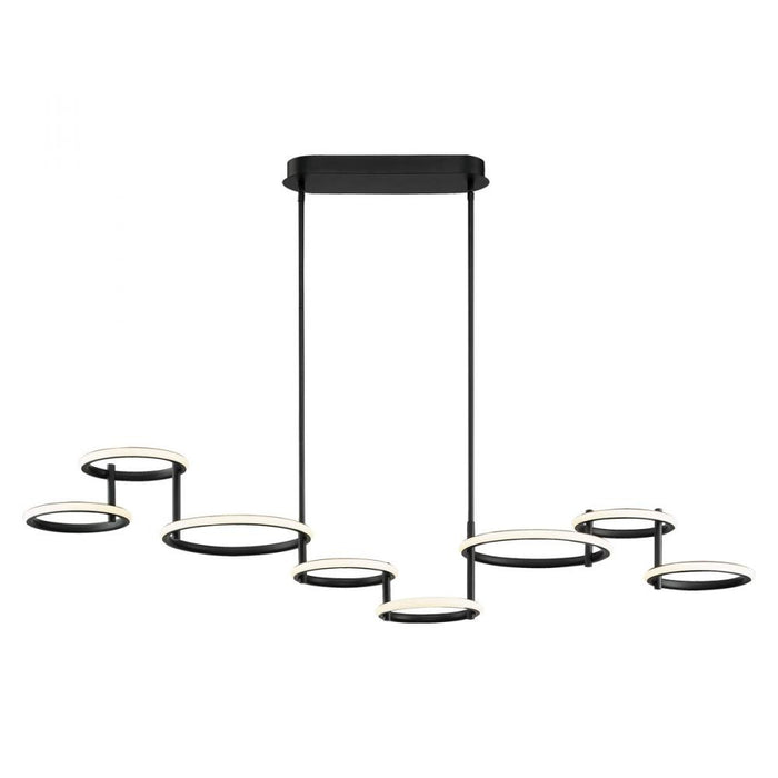 Giro, 8 Light  Led  Chandelier,blk | 39421-012