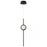 Barletta, 1lt Led Pendant, Blk | 39463-012