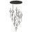 Barletta, 16 Light  Led Chand, Blk | 39465-016