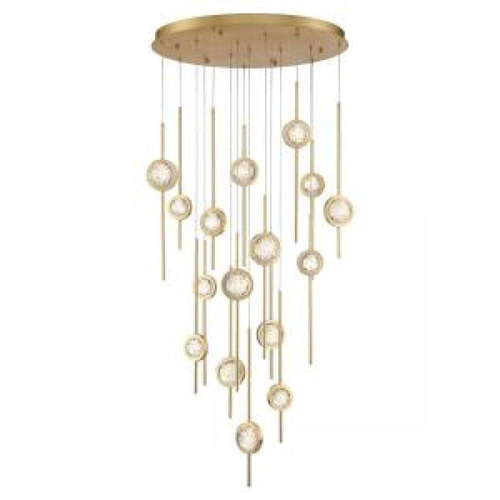 Barletta, 16 Light  Led Chand, Bra | 39465-023