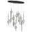 Barletta,  12 Light  Led Chand, Blk | 39466-013