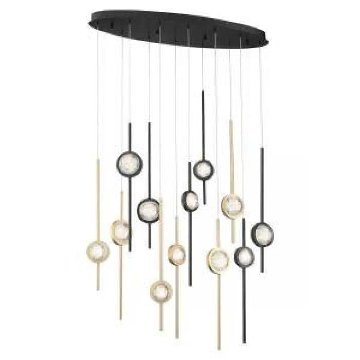 Barletta,  12 Light  Led Chand, Mixed | 39466-037
