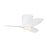 Titus 32 Hugger Led Ceiling Fan In Matte White With Matte White Blades And Light Kit | 3TTHR32RZWD