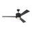 Vision 52 Led Ceiling Fan In Midnight Black With Midnight Black Blades And Light Kit | 3VNR52MBKD-V1