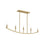 Jheni Five-light Linear Chandelier | P400461-191
