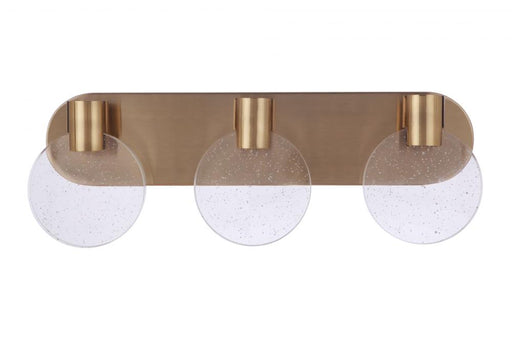Craftmade Glisten 3 Light LED Vanity in Satin Brass