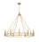 12 Light Chandelier | 4005-12SBR