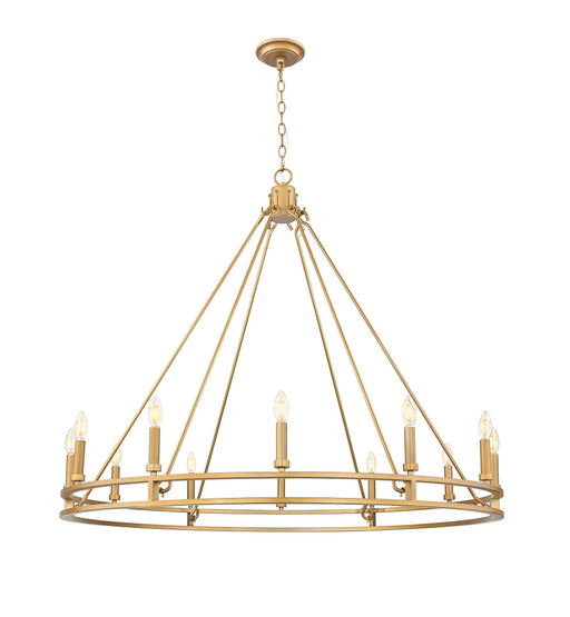 12 Light Chandelier | 4005-12SBR