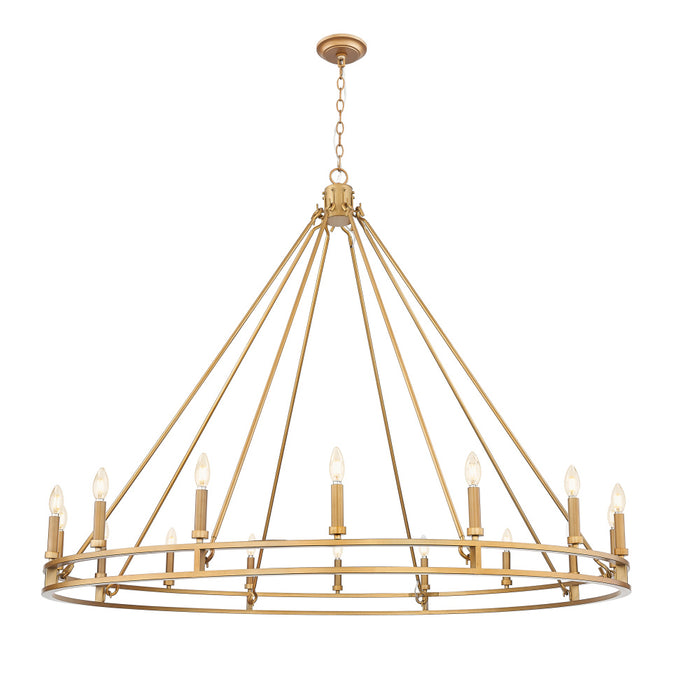 16 Light Chandelier | 4005-16SBR