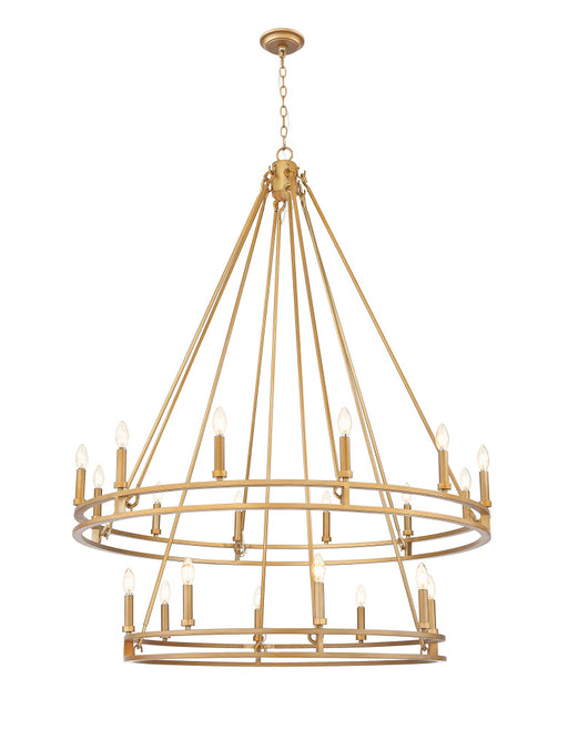 20 Light Chandelier | 4005-20SBR