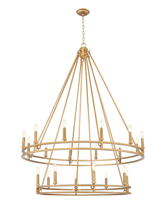 20 Light Chandelier | 4005-20SBR