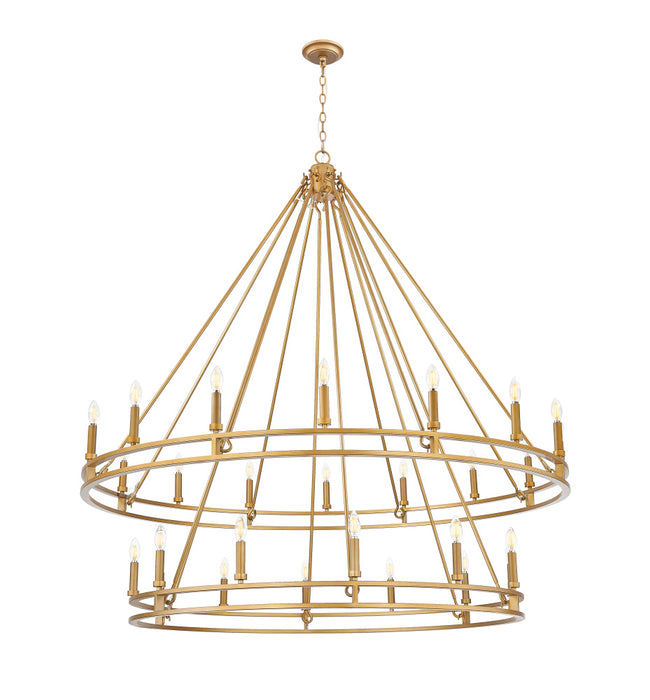 28 Light Chandelier | 4005-28SBR