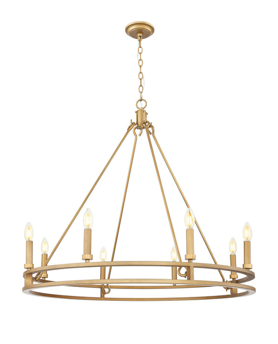 8 Light Chandelier | 4005-8SBR
