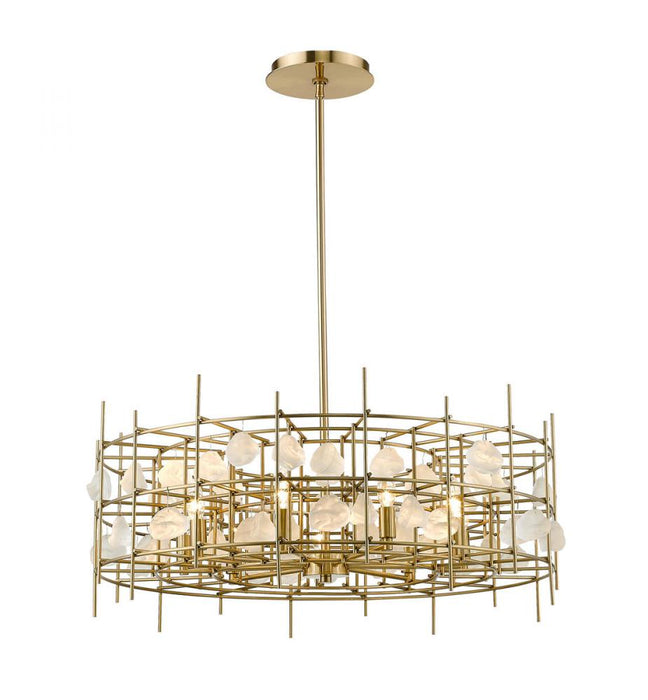 9 Light Chandelier | 4007-32AGBR