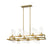 10 Light Linear Chandelier | 4008-10RB