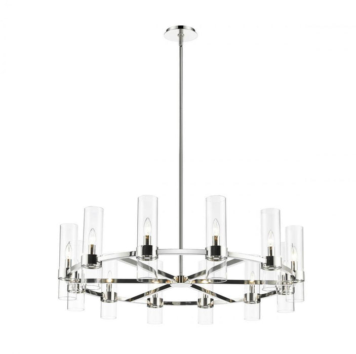 12 Light Chandelier | 4008-12PN