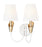 2 Light Wall Sconce | 4014-2S-TW-MGLD