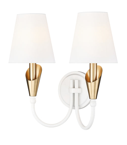 2 Light Wall Sconce | 4014-2S-TW-MGLD