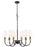 6 Light Chandelier | 4014-32MB-MGLD