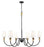 6 Light Chandelier | 4014-46MB-MGLD
