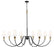 8 Light Chandelier | 4014-65MB-MGLD