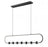 7 Light Linear Chandelier | 4101-54L-MB-LED