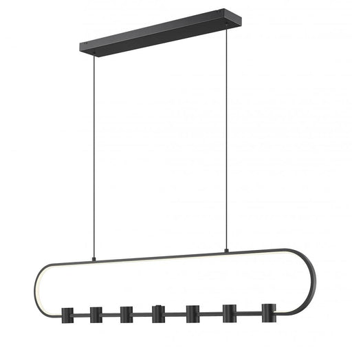 7 Light Linear Chandelier | 4101-54L-MB-LED